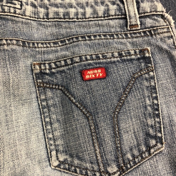 Miss sixty sz 29 distressed jeans extra low cotton - Picture 5 of 8